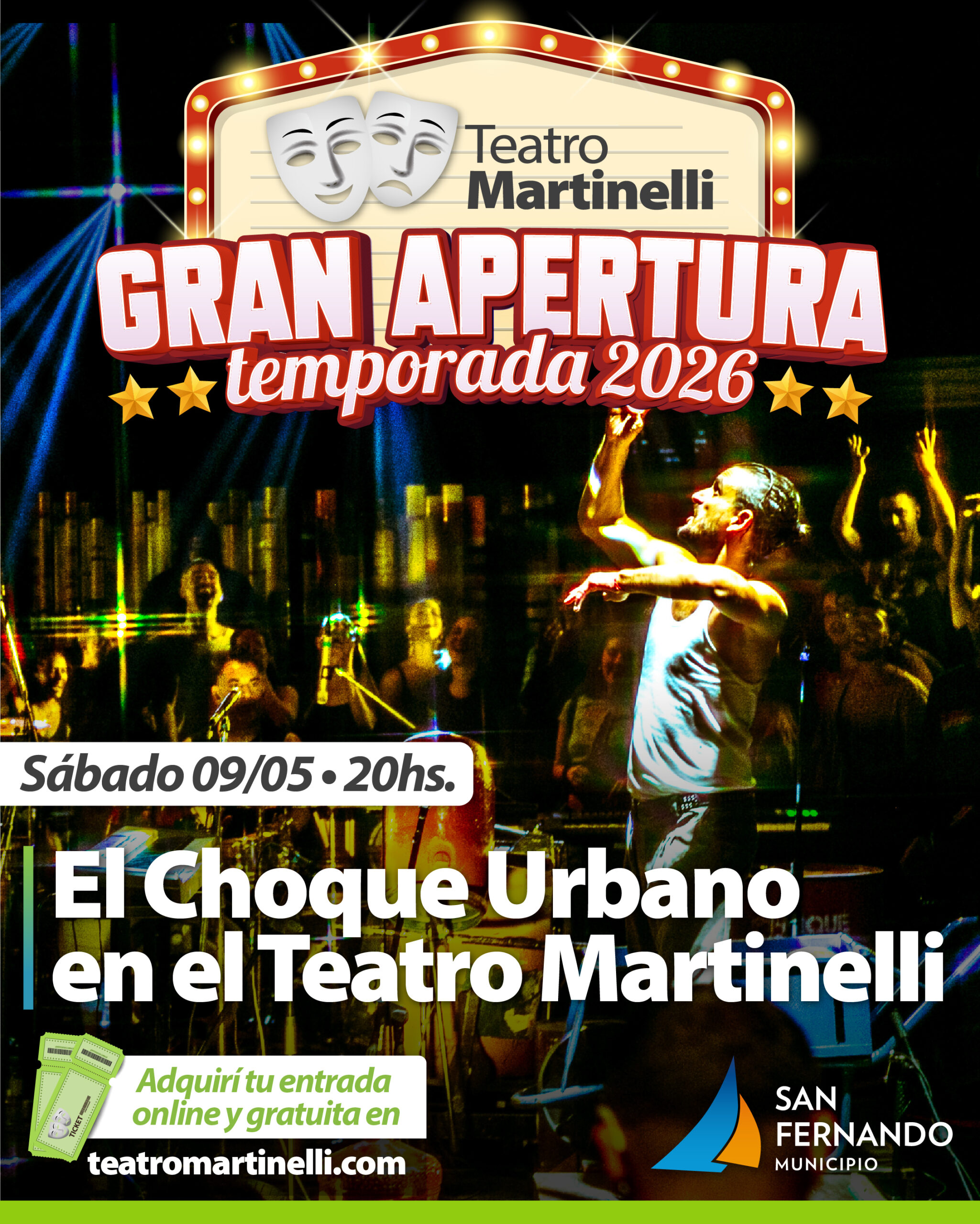 El Choque Urbano en el Teatro Martinelli