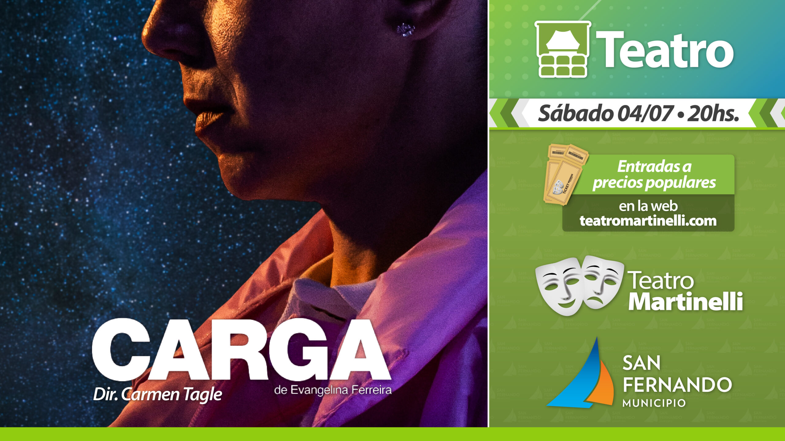 “Carga” Con Evangelina Ferreira | Dir.: Carmen Tagle