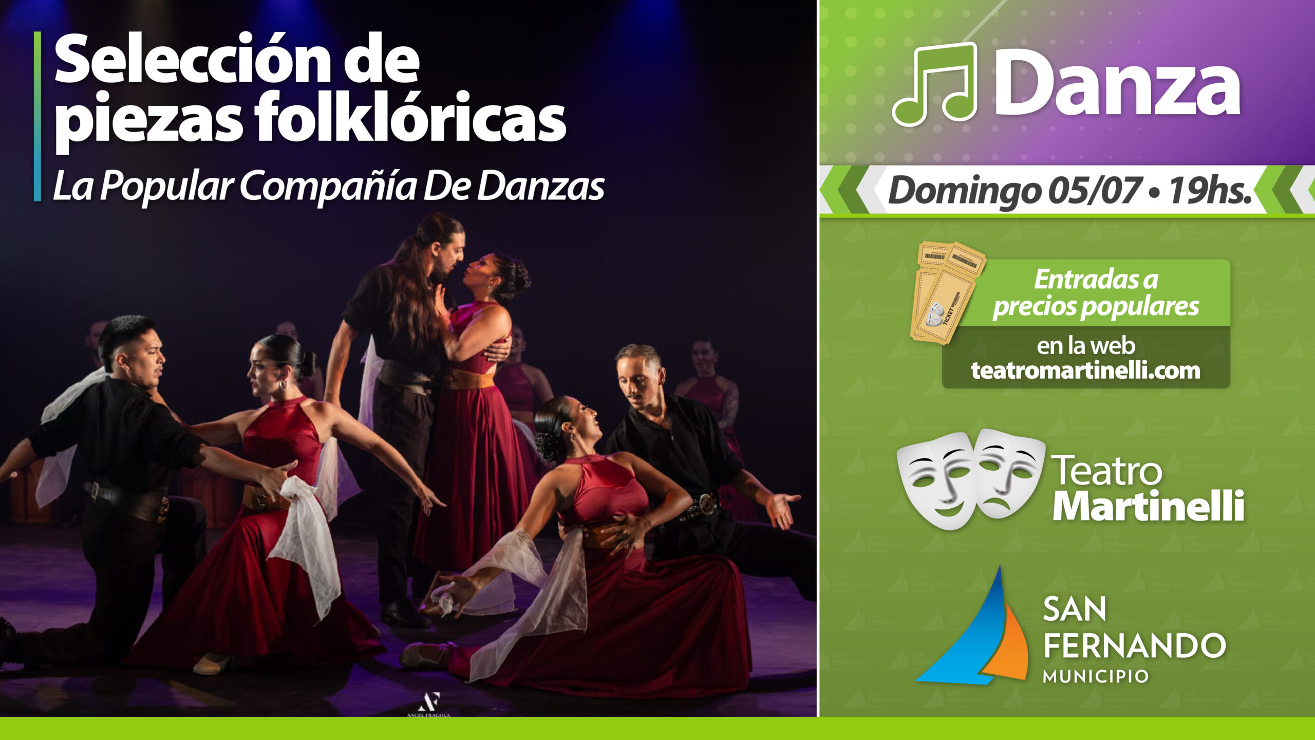 Selección de piezas folklóricas | Con La Popular Compañía De Danzas