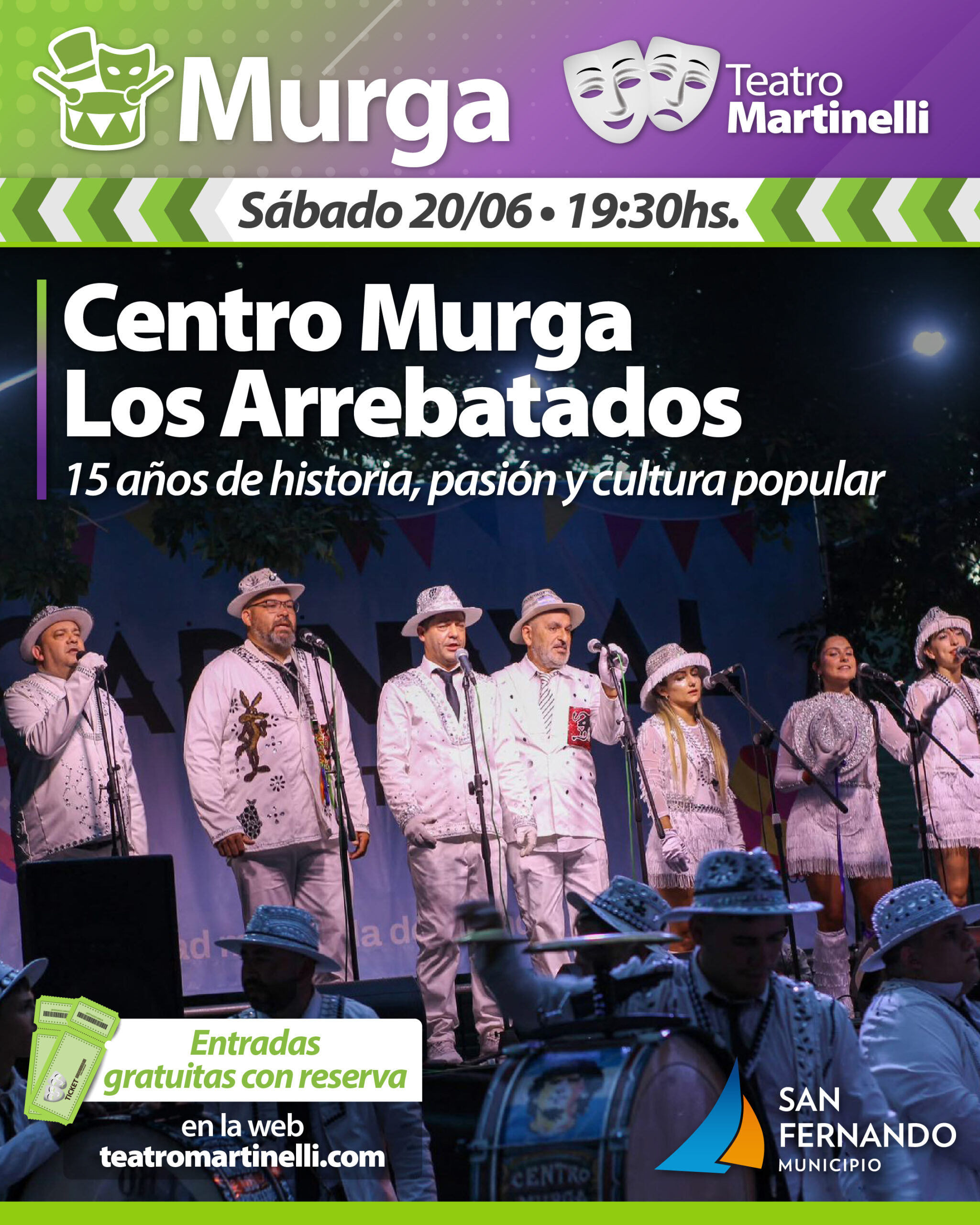 Centro Murga Los Arrebatados – 15 años de historia, pasión y cultura popular