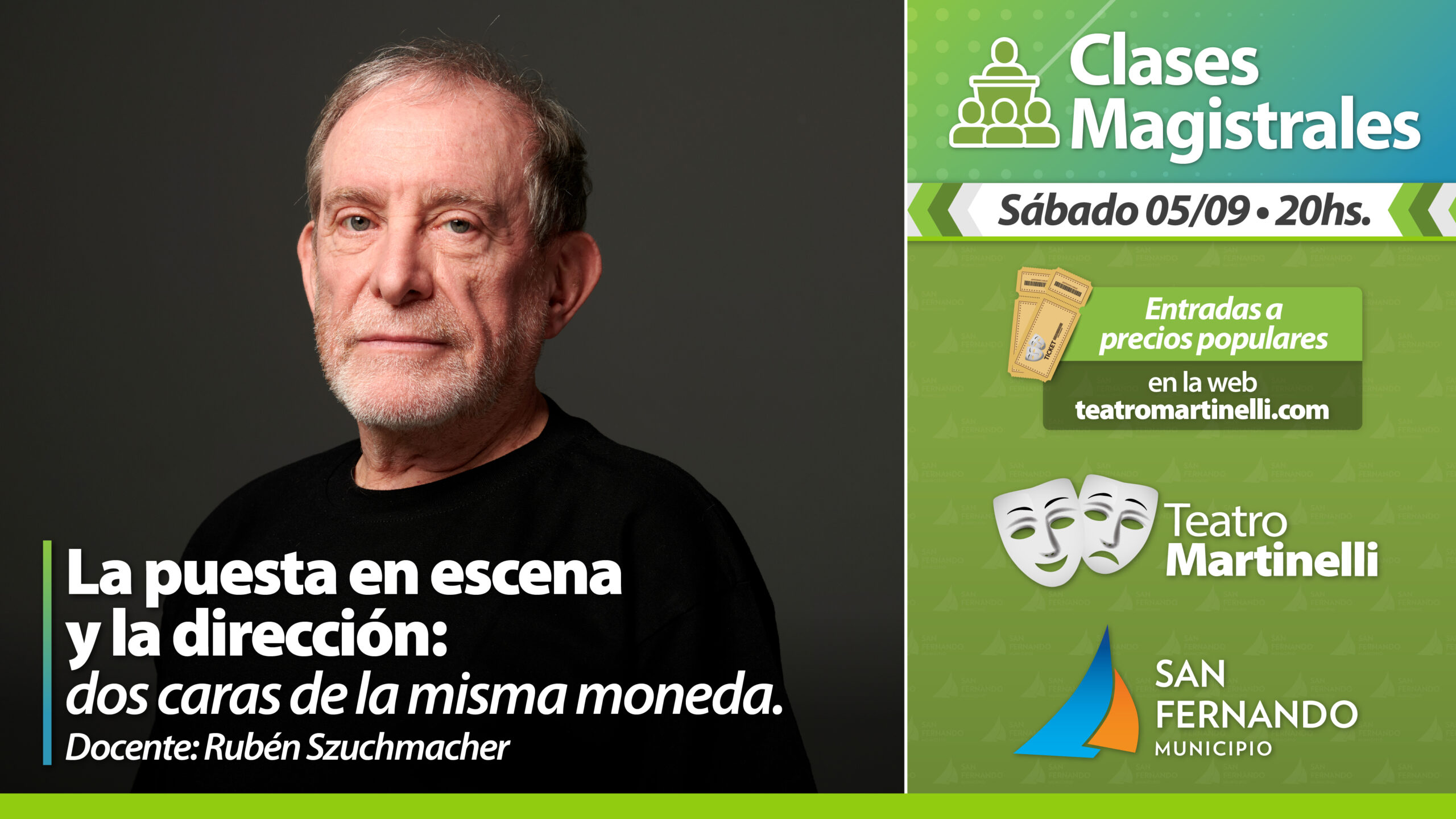 La puesta en escena y la dirección: dos caras de la misma moneda. | Rubén Szuchmacher